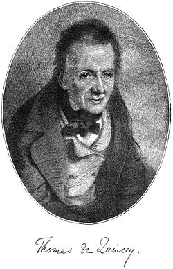 Thomas De Quincy  (1785-1859)